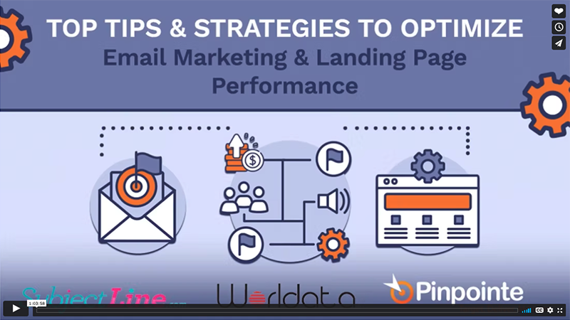 ON-DEMAND WEBINAR | Top Tips & Strategies to Optimize Email Marketing & Landing Page Performance