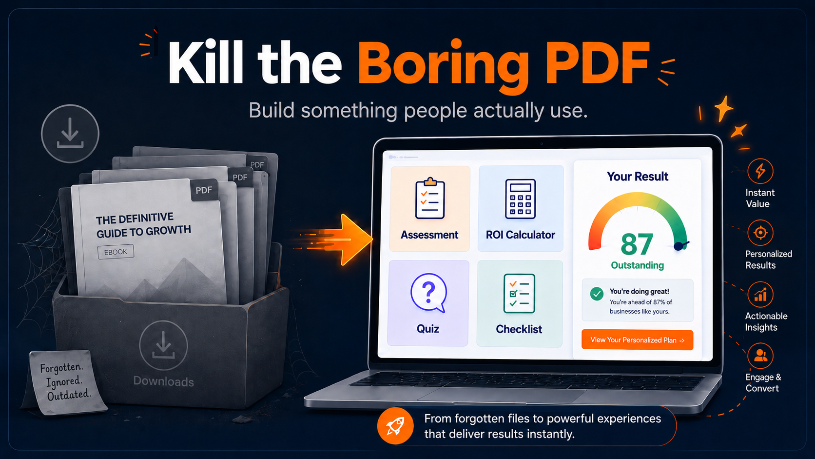 Create an engaging lead magnet to promote email marketing list growth