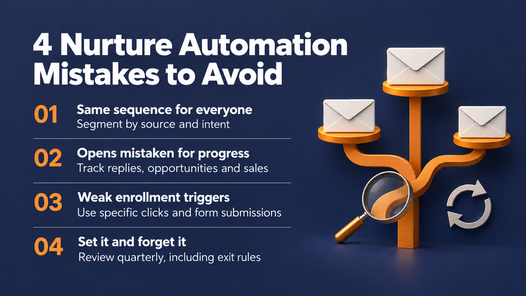 Four lead nurture mistakes to avoid