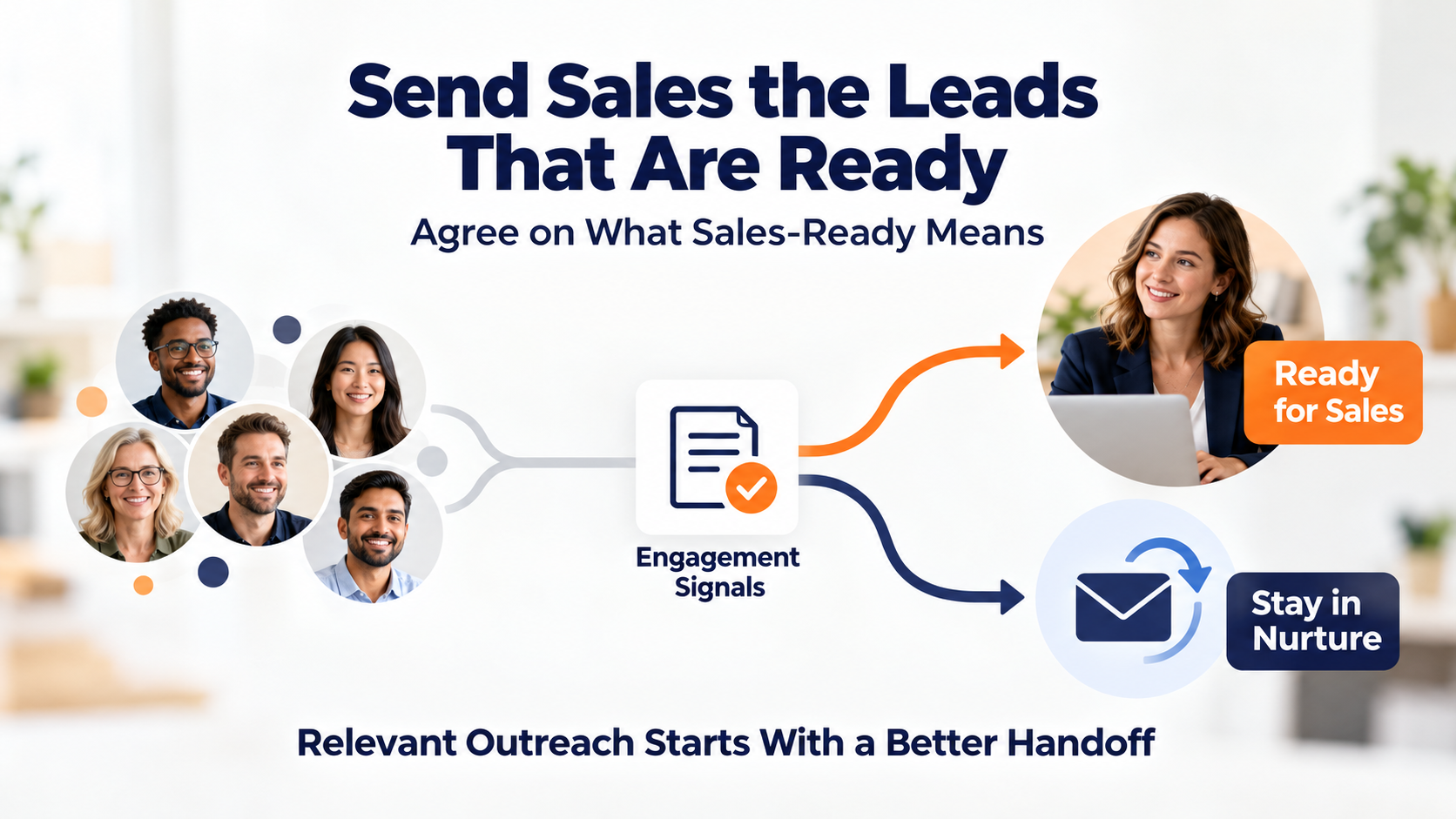 Sales-ready leads, smarter handoffs
