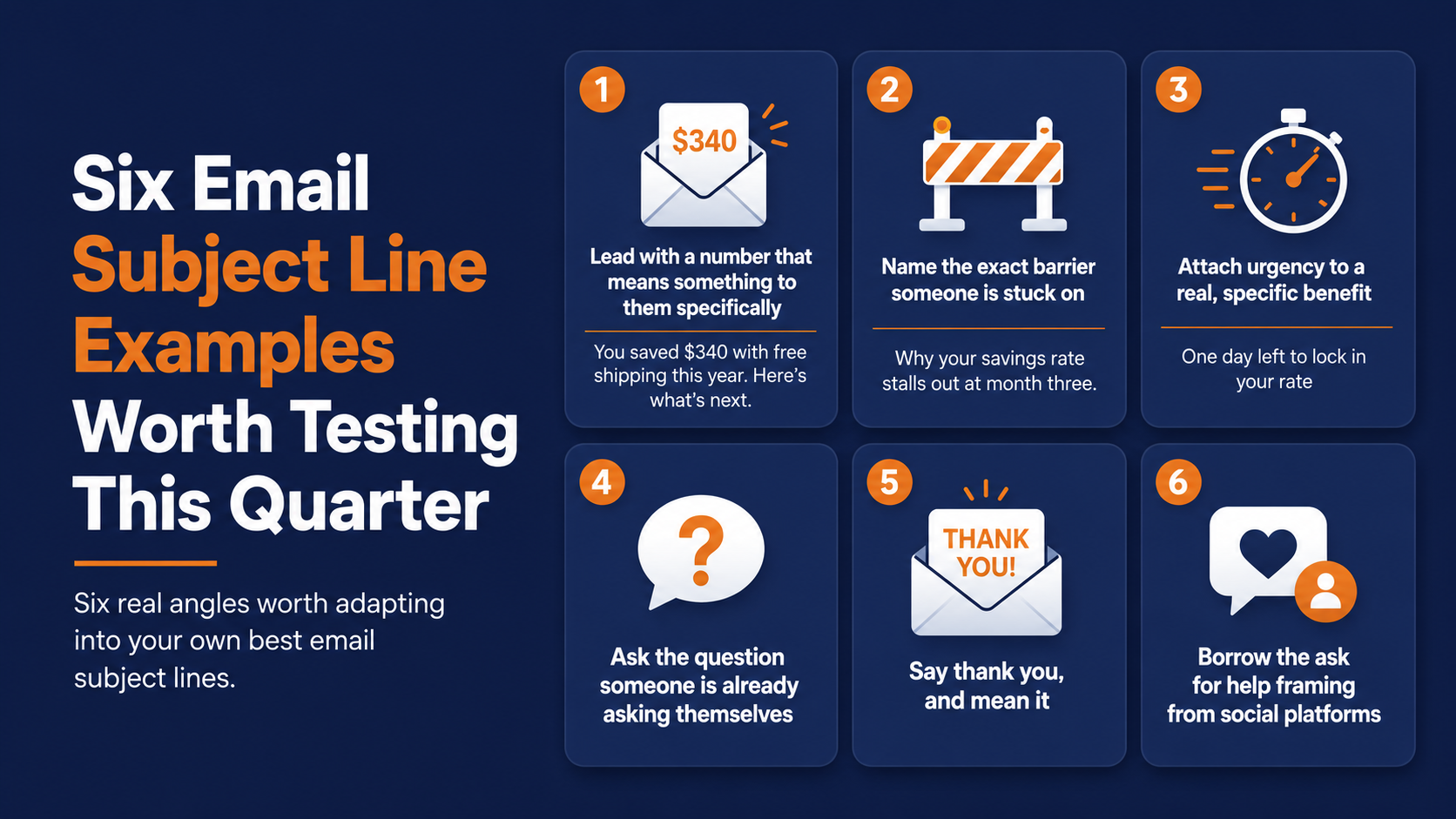 Six Email Subject Line Examples Worth Testing This Quarter
