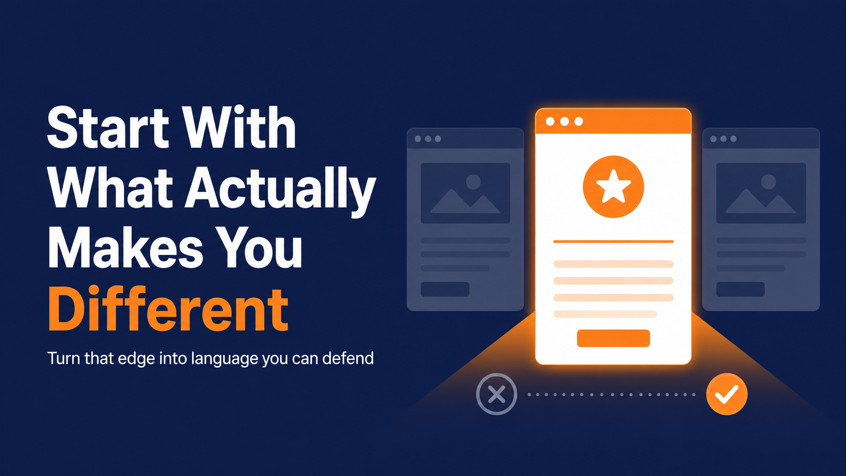 The foundation of how to build a digital marketing campaign is understanding your core difference
