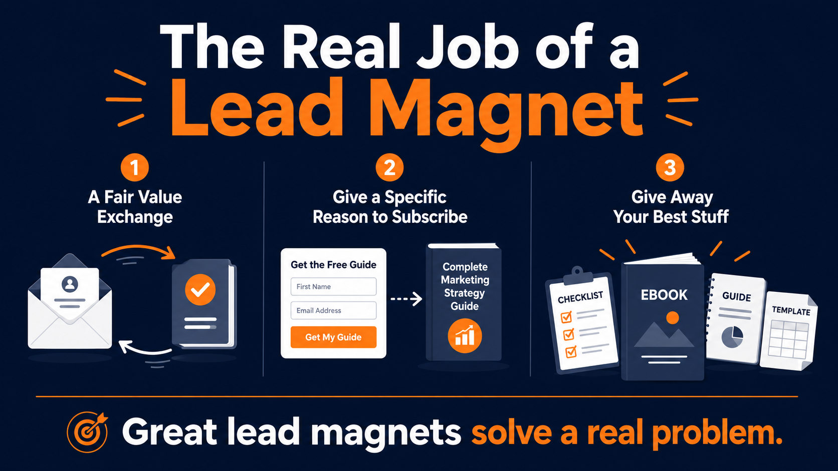 The real job of a lead magnet