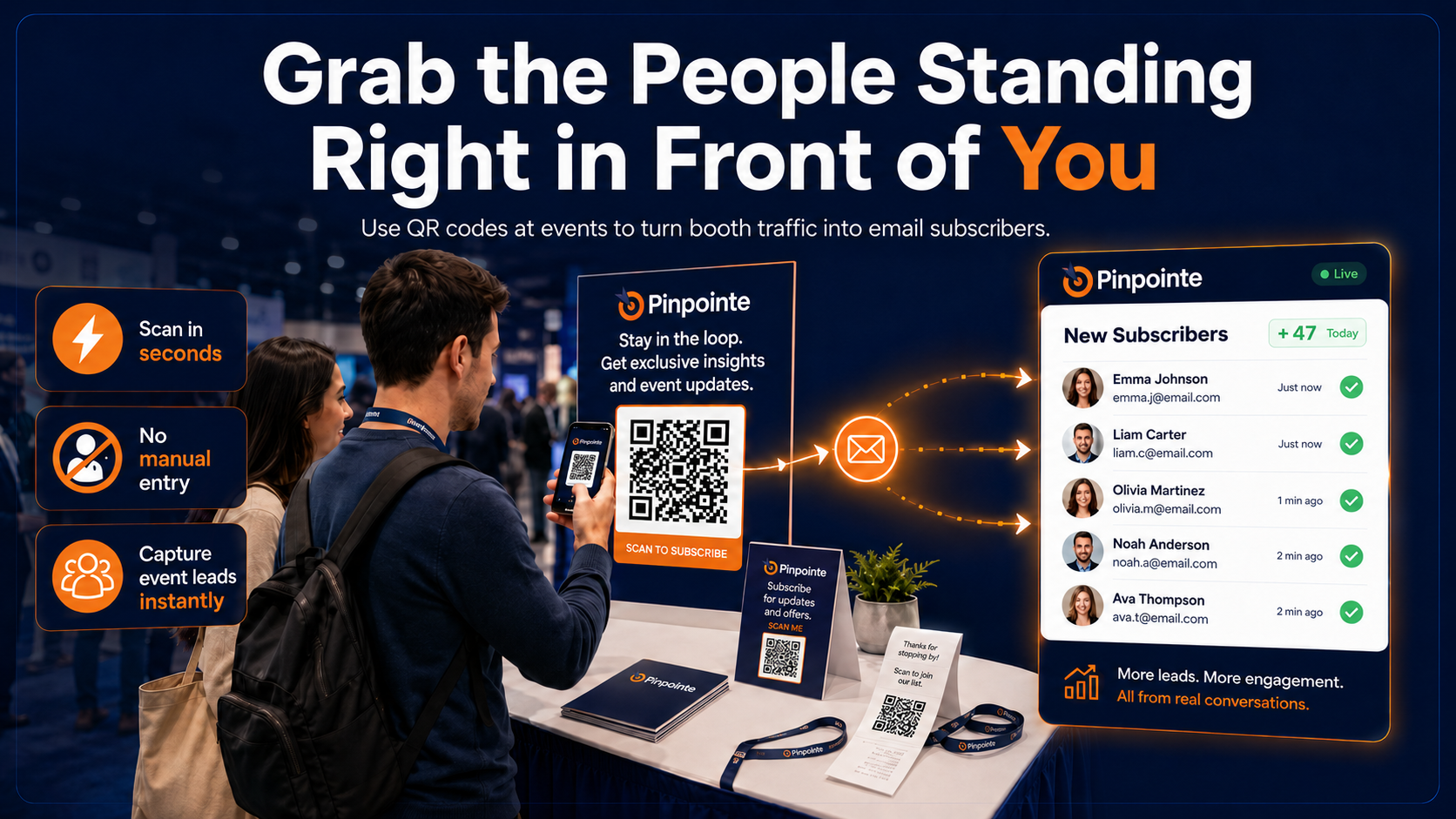 Use QR Codes To Grow Your Email List At Events