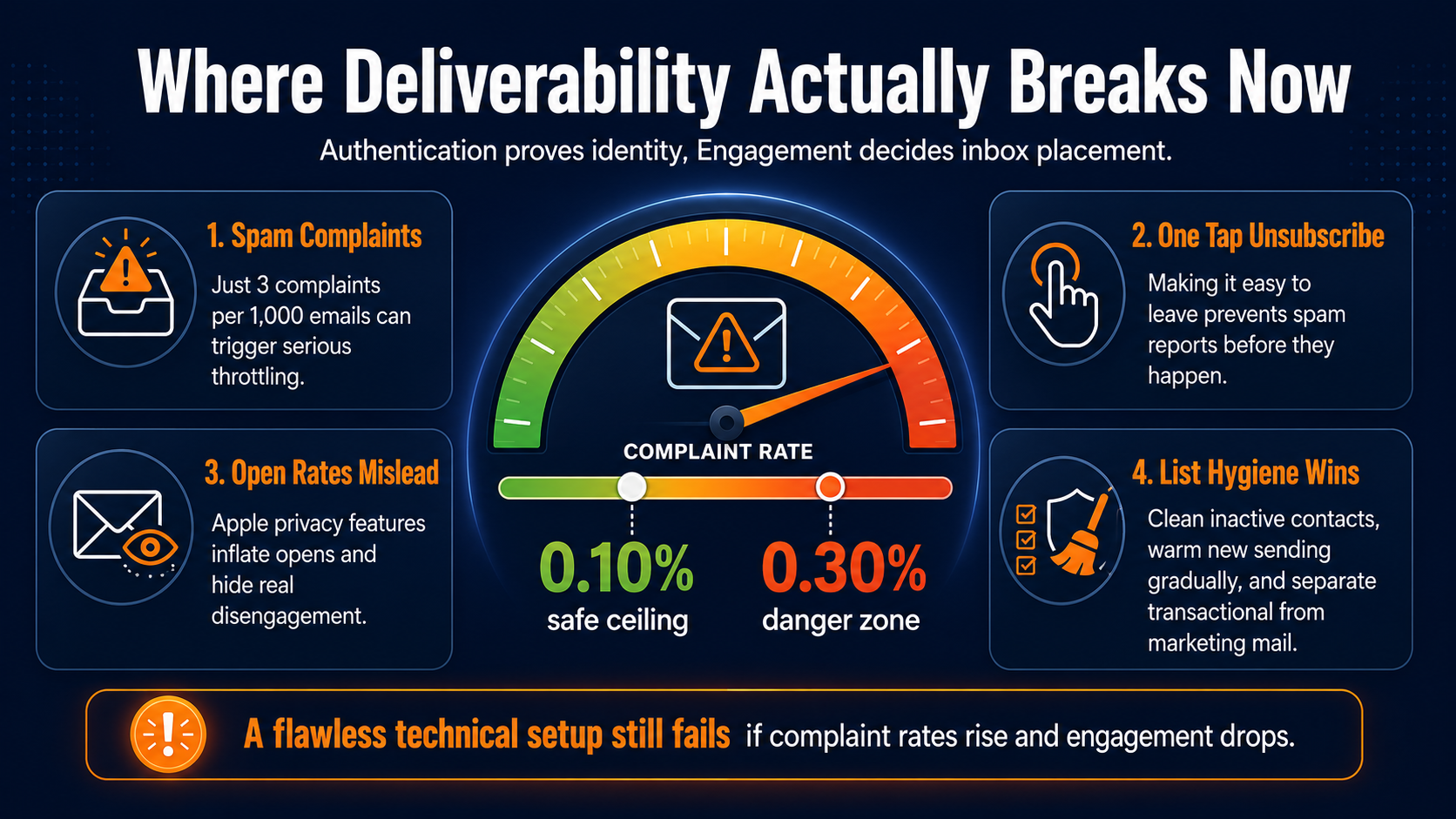 where email deliverablity breaks now