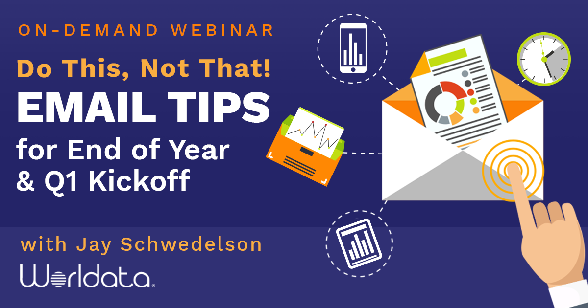 Webinar: Email Tips for End of Year & Q1 Kickoff