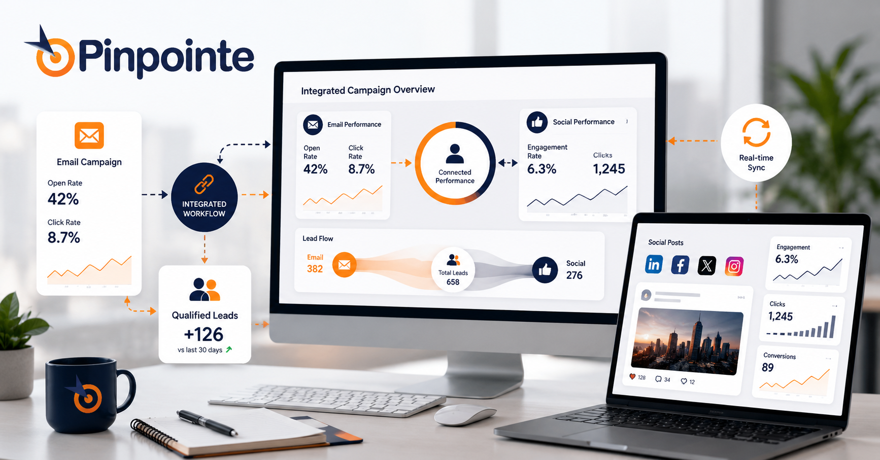 Integration of email and social in B2B marketing