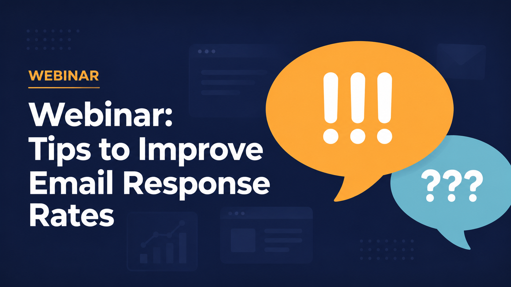 Webinar: Tips to Improve Email Response Rates